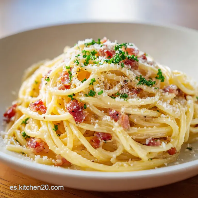 Espaguetis a la Carbonara: Receta Original Italiana