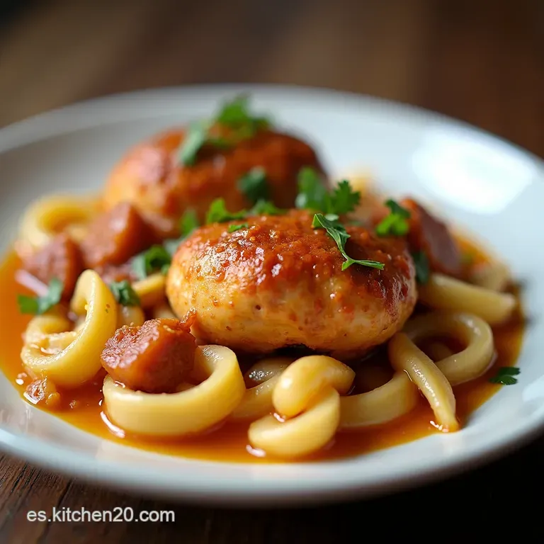 Estofado de Pollo Casero con Toque Espa&ntilde;ol