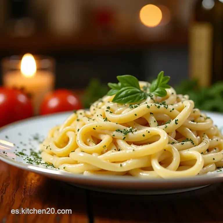 Fettuccine Alfredo Aut&eacute;ntico La Seda Italiana En Tu Plato presentation
