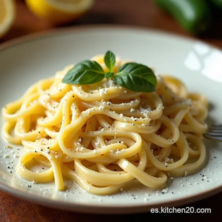 Fettuccine Alfredo Aut&eacute;ntico La Seda Italiana en tu Plato