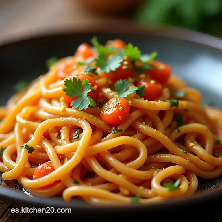 Fideos Dan Dan Caseros El Tesoro Picante y Cremoso de Sichuan