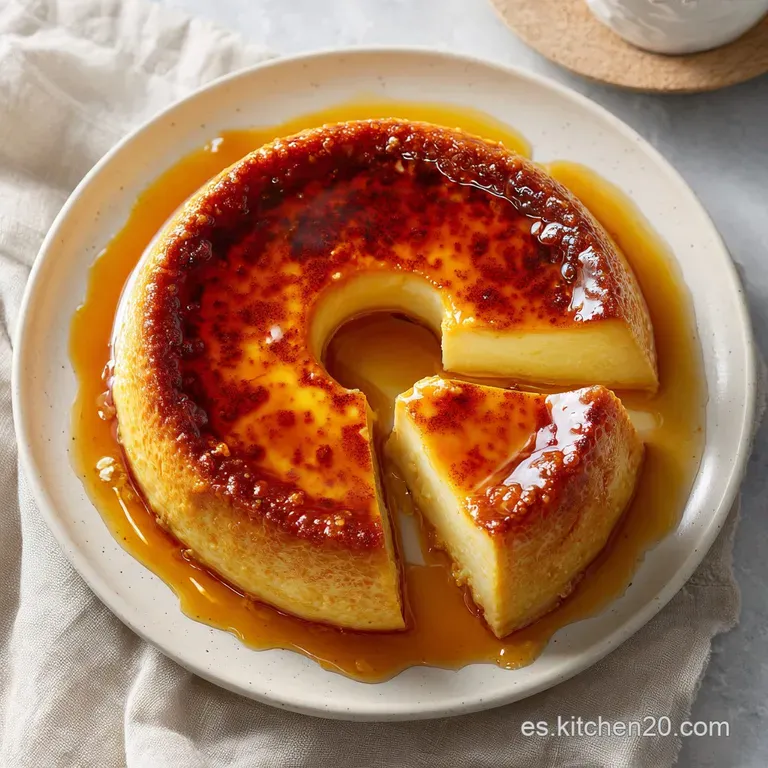 Flan de Queso Receta Casero al Ba&ntilde;o Mar&iacute;a