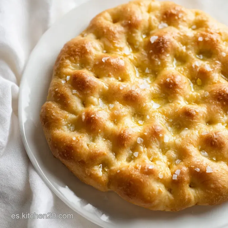 Focaccia Italiana Cl&aacute;sica: Base Crujiente