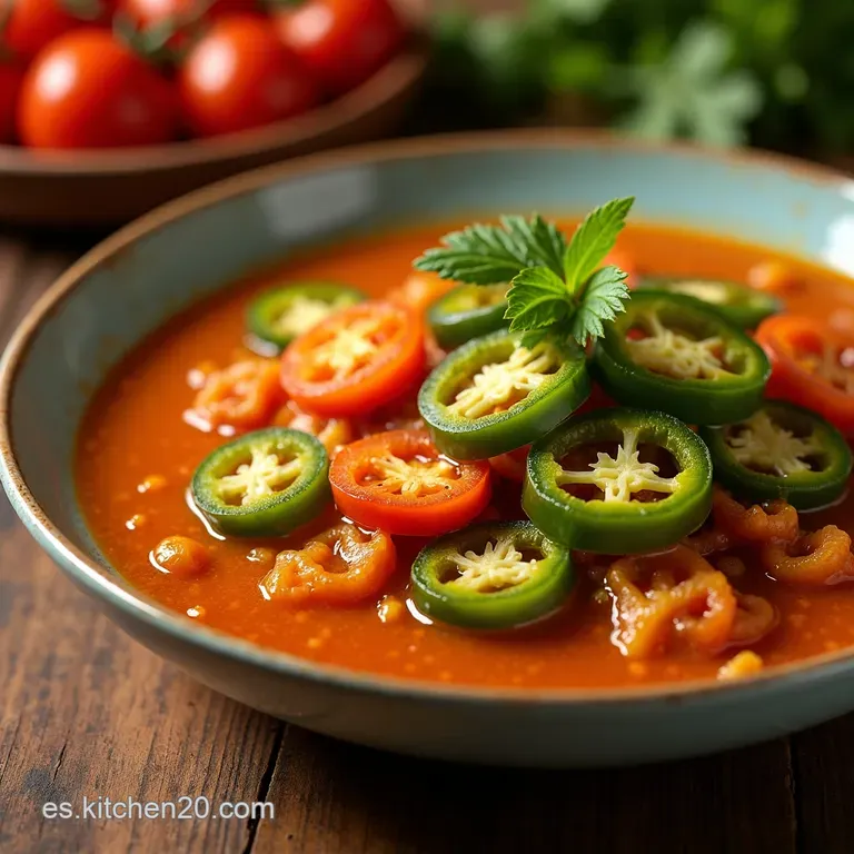 Fuego En El Tarro Jalape&ntilde;os Y Zanahorias En Escabeche Aut&eacute;ntico presentation