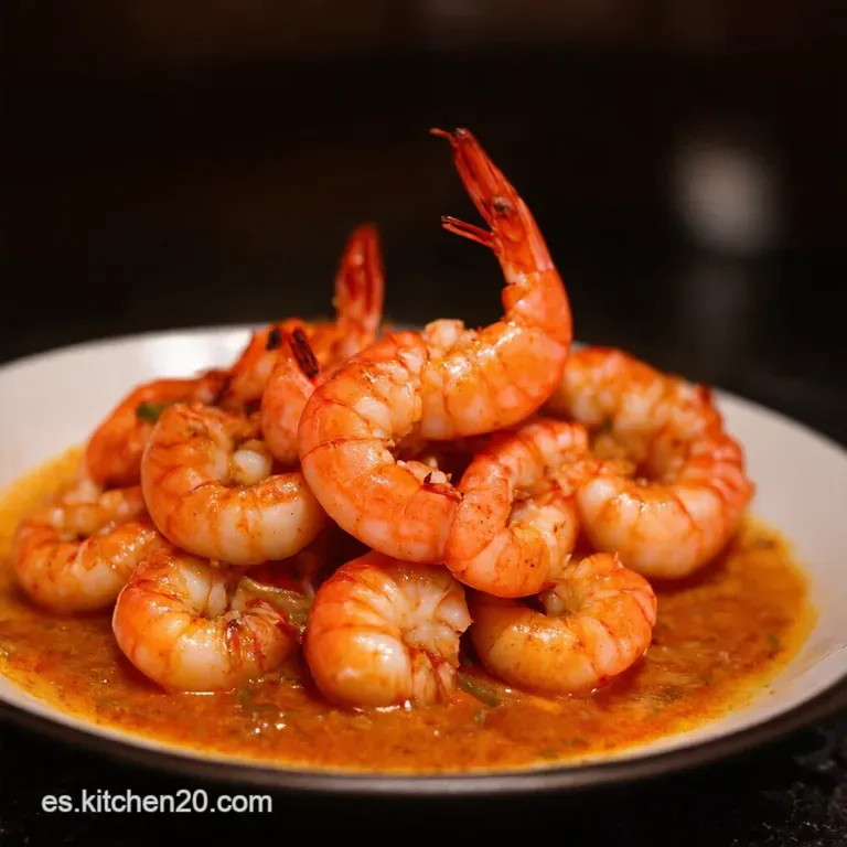 Gambas Al Ajillo a La Espa&ntilde;ola Sabor Aut&eacute;ntico presentation