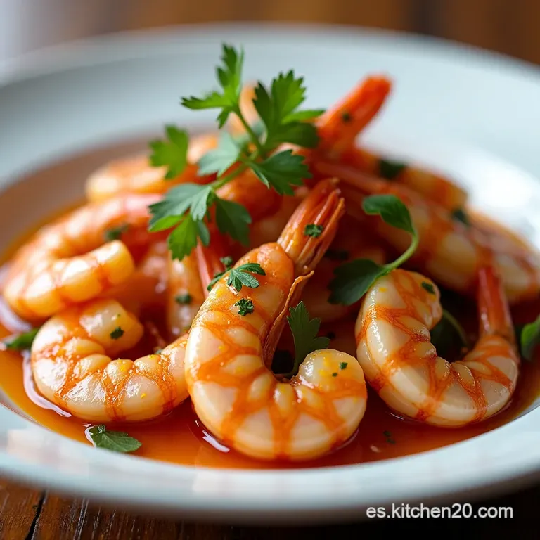 Gambas al Ajillo Marinadas Facil&iacute;simo