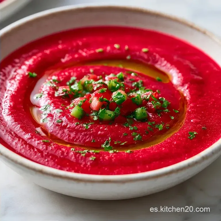Refrescante Gazpacho Andaluz