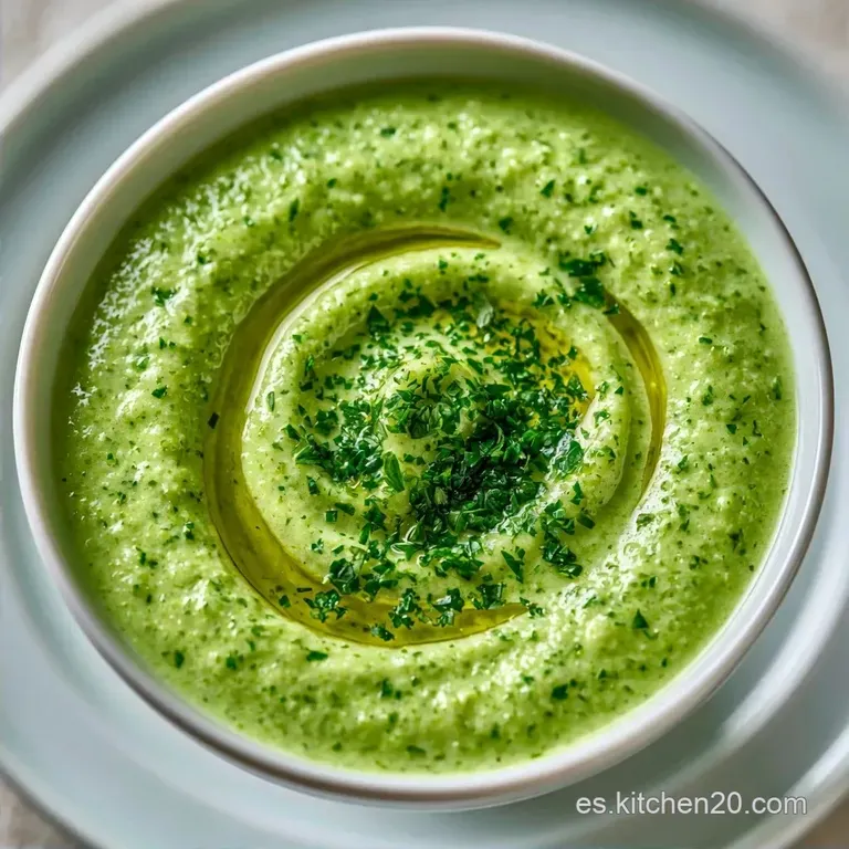 Gazpacho De Calabacín Ligero Sin Pan