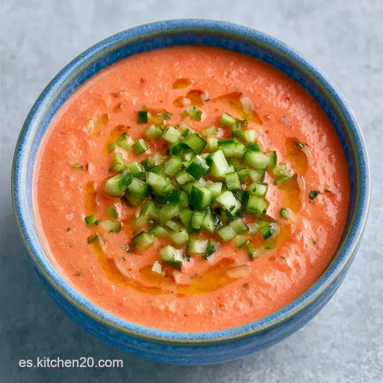 Gazpacho de Melón Saludable con Pepino