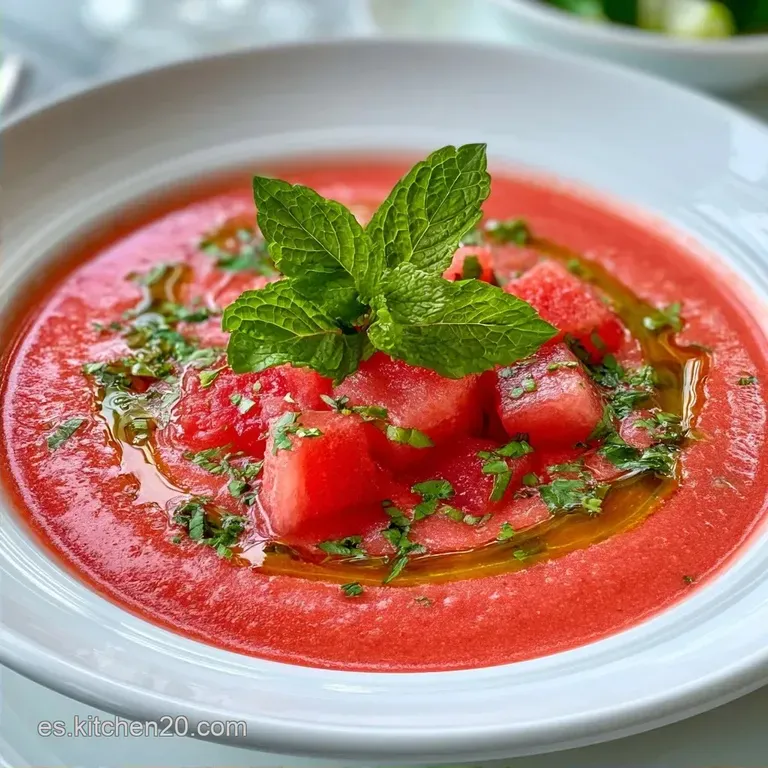 Gazpacho De Sandía Refrescante
