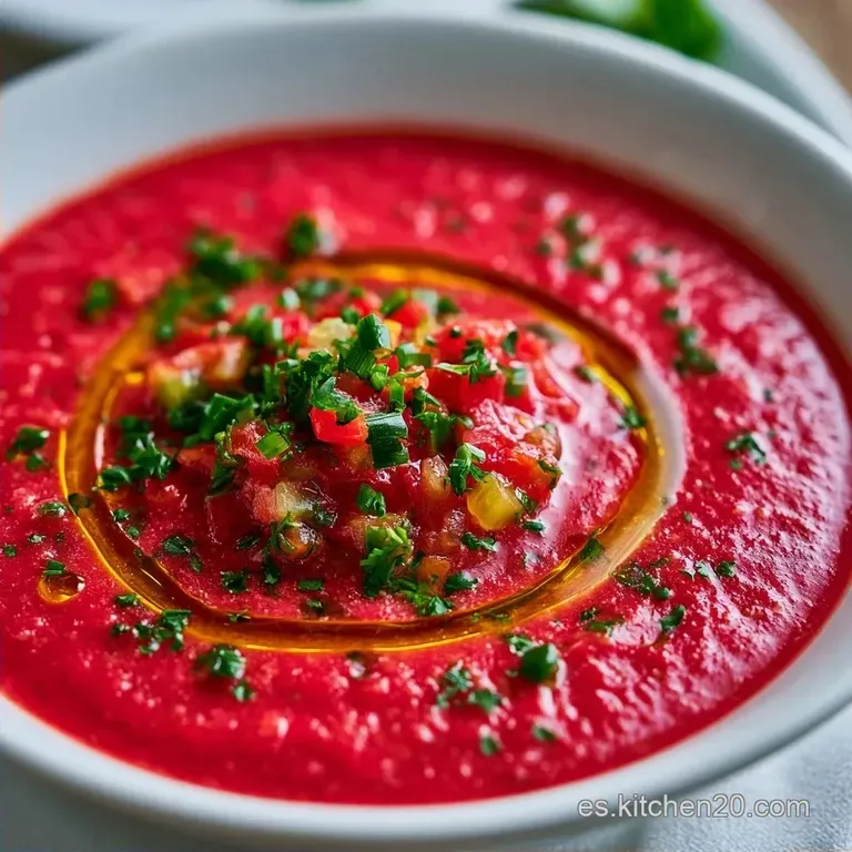 Gazpacho Sin Pan: Fresco y Ligero