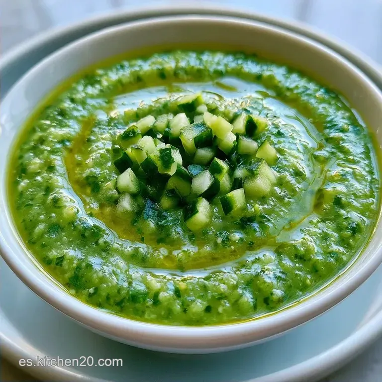 Gazpacho Verde Pepino con Aguacate
