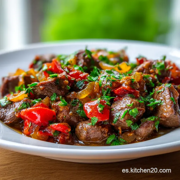 H&iacute;gado de Pollo Salteado: Estilo H&uacute;ngaro