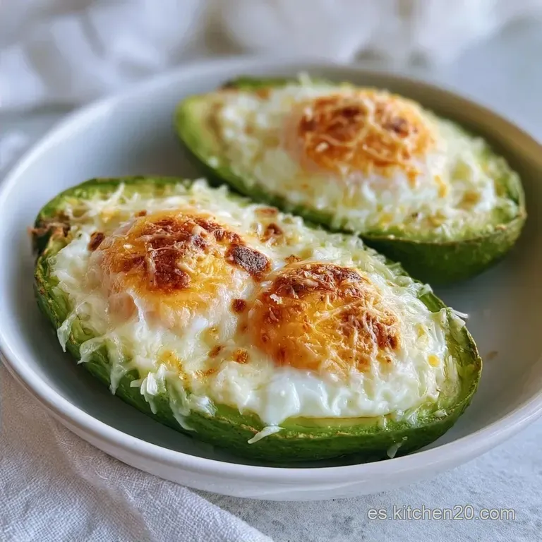 Huevo y Aguacate: Rellenos al Horno