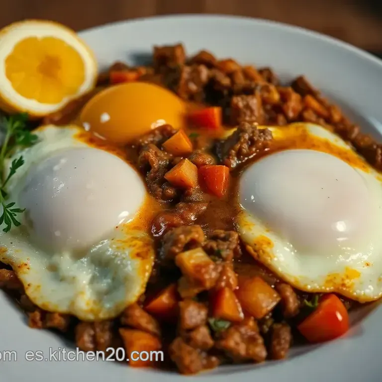 Huevos con Carne a la Madrile&ntilde;a