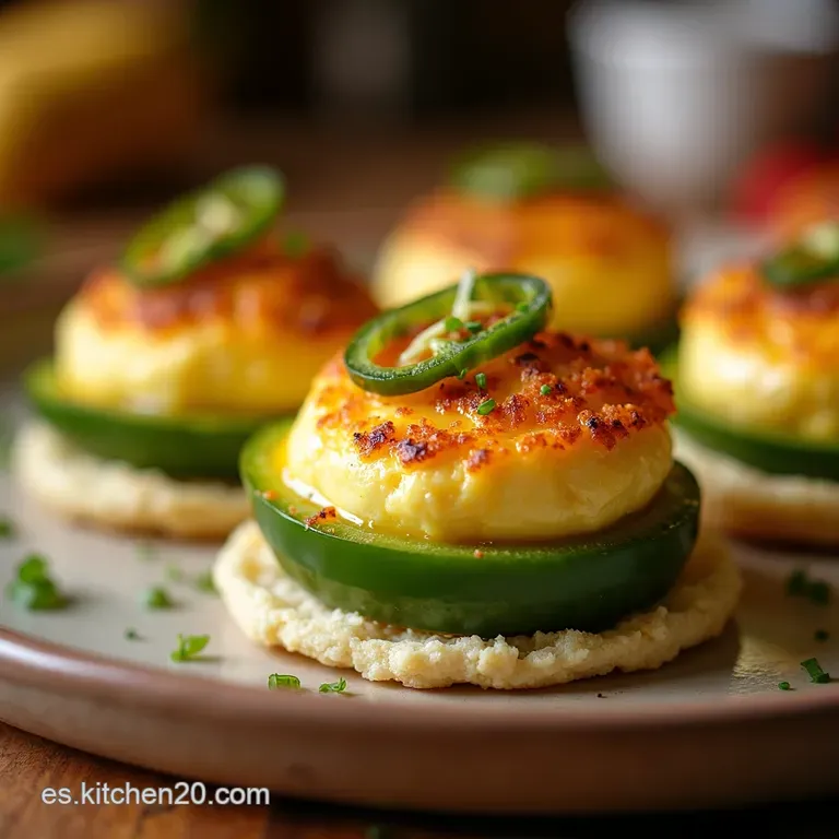 Huevos Endiablados Con Sabor a Jalape&ntilde;o Popper presentation