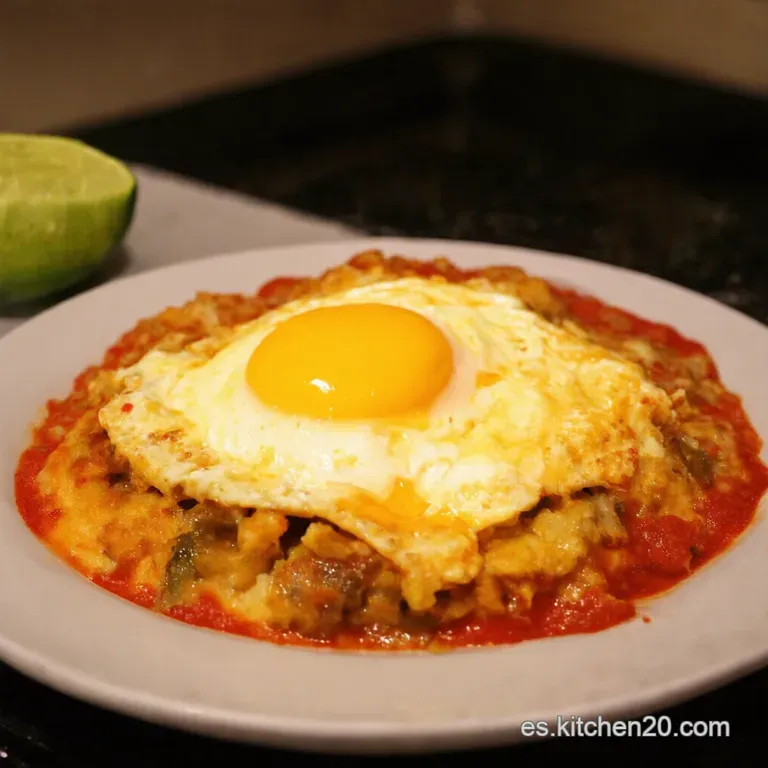 Huevos Rancheros a La Mexicana Despierta El Sabor presentation