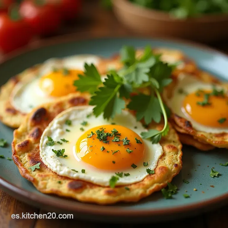 Huevos Rancheros Saludables Con Tortillas De Nopal presentation