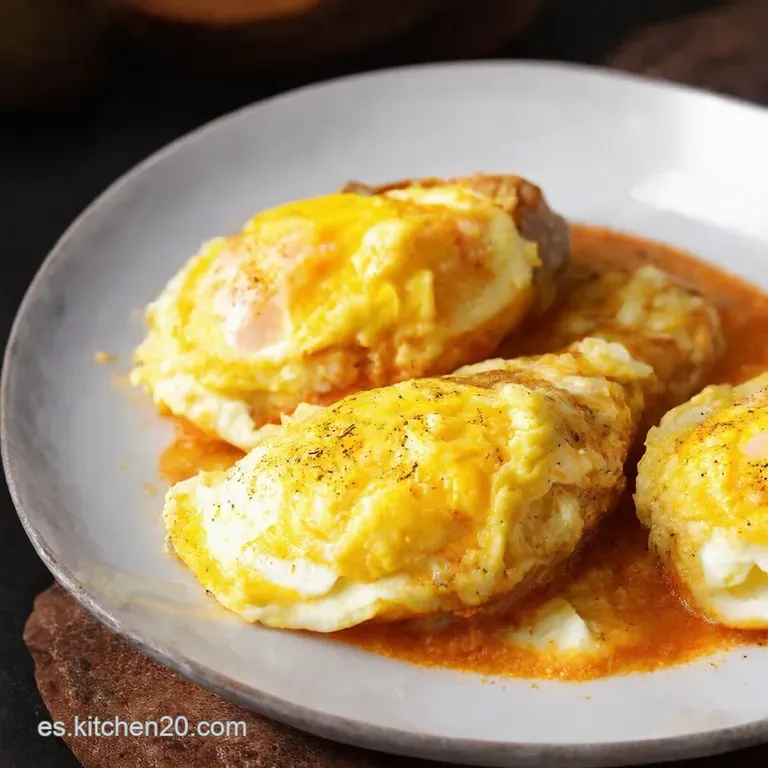 Huevos Rellenos A la Marinera con Langostinos