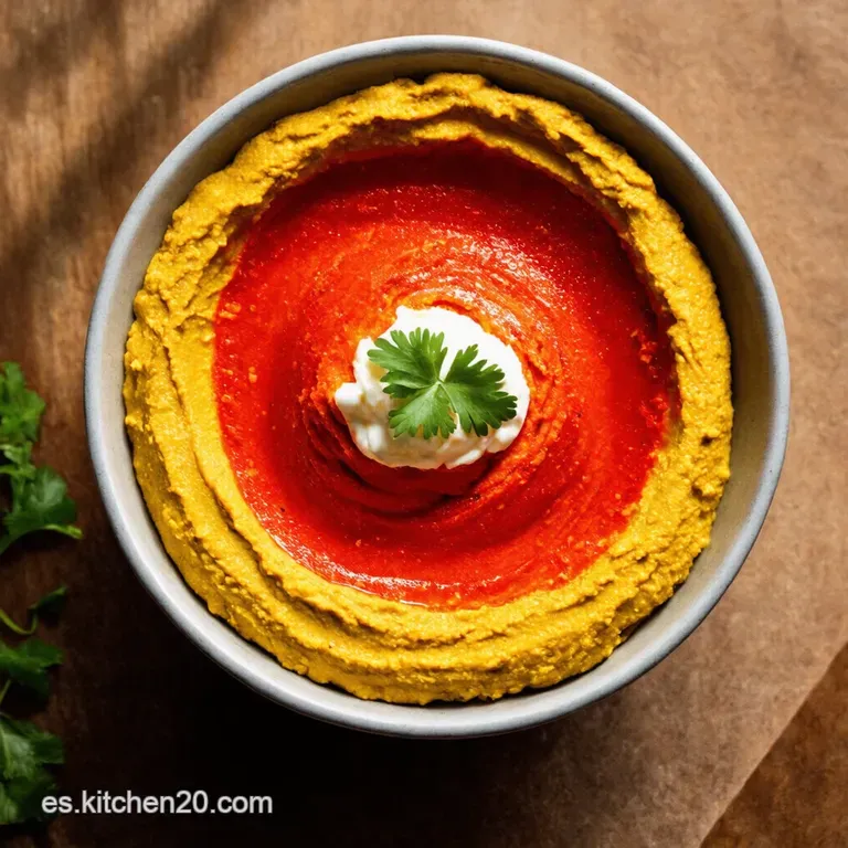 Hummus Cremoso de Pimiento Rojo Asado