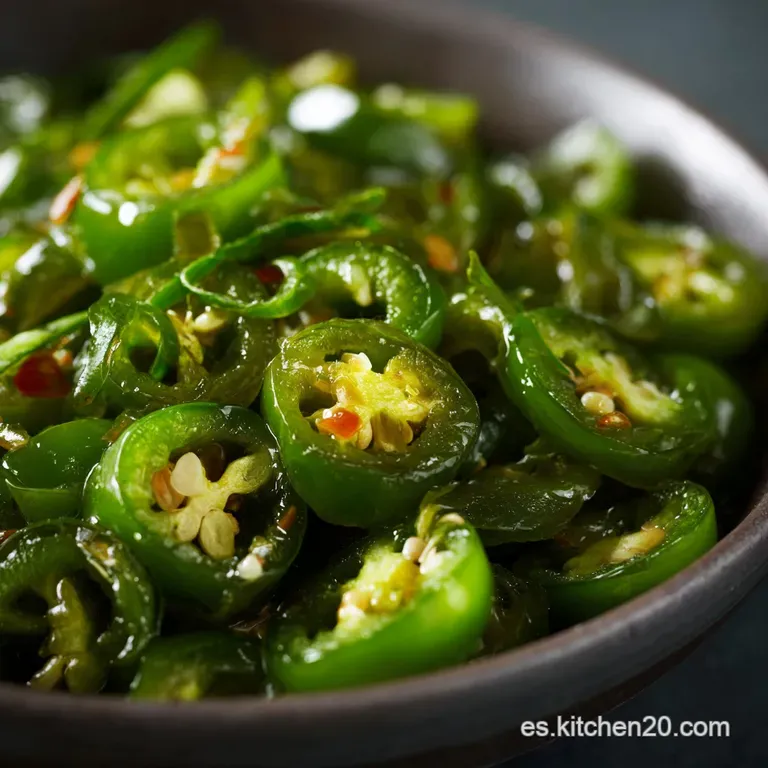 Jalape&ntilde;os Encurtidos Caseros: La Receta R&aacute;pida Y Crujiente De Escabeche presentation