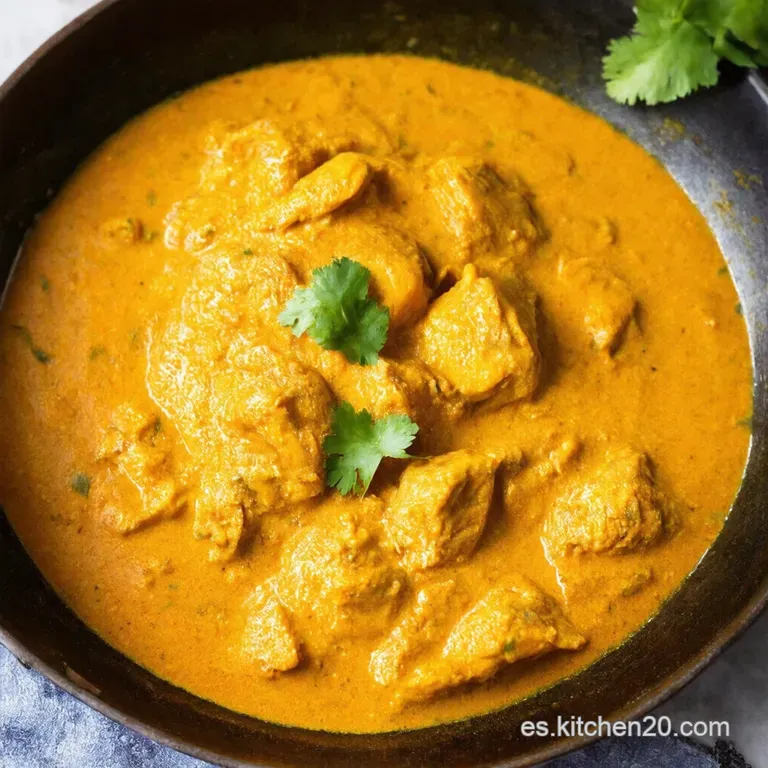 Korma de Pollo El Sue&ntilde;o Cremoso de la India Para Chuparse los Dedos