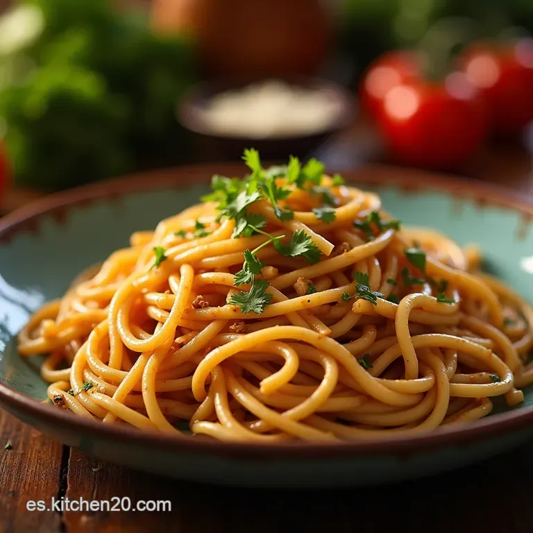 Fideos Saludables Y Sabrosos Lo Mein De Pollo Al Estilo Cantones presentation