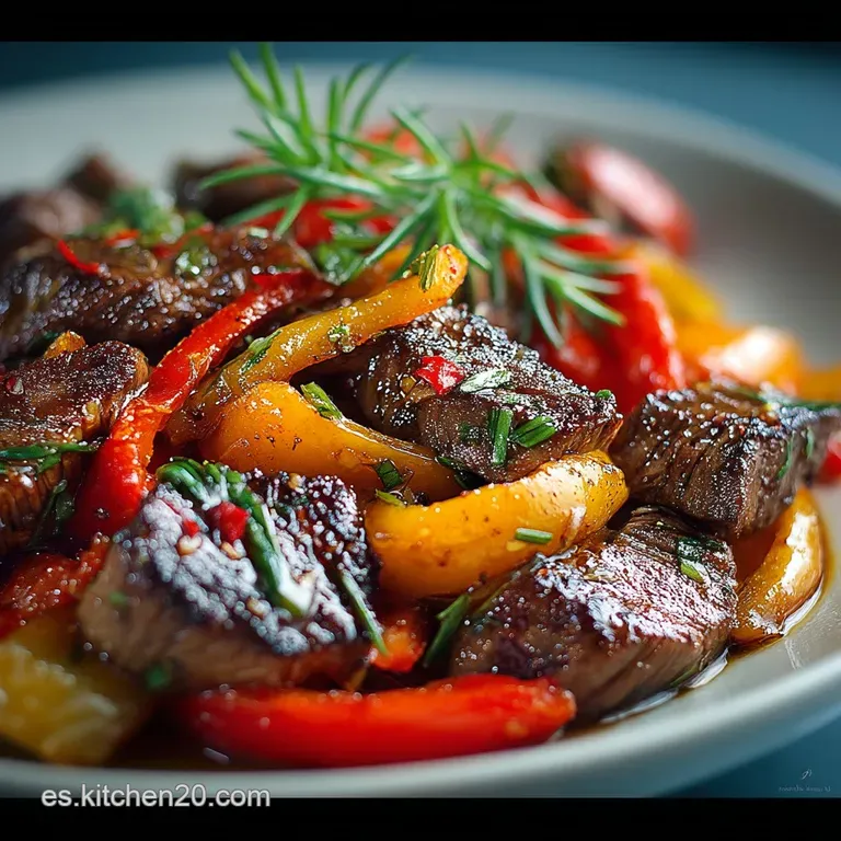 Lomo Saltado Perfecto: El Cl&aacute;sico Peruano presentation
