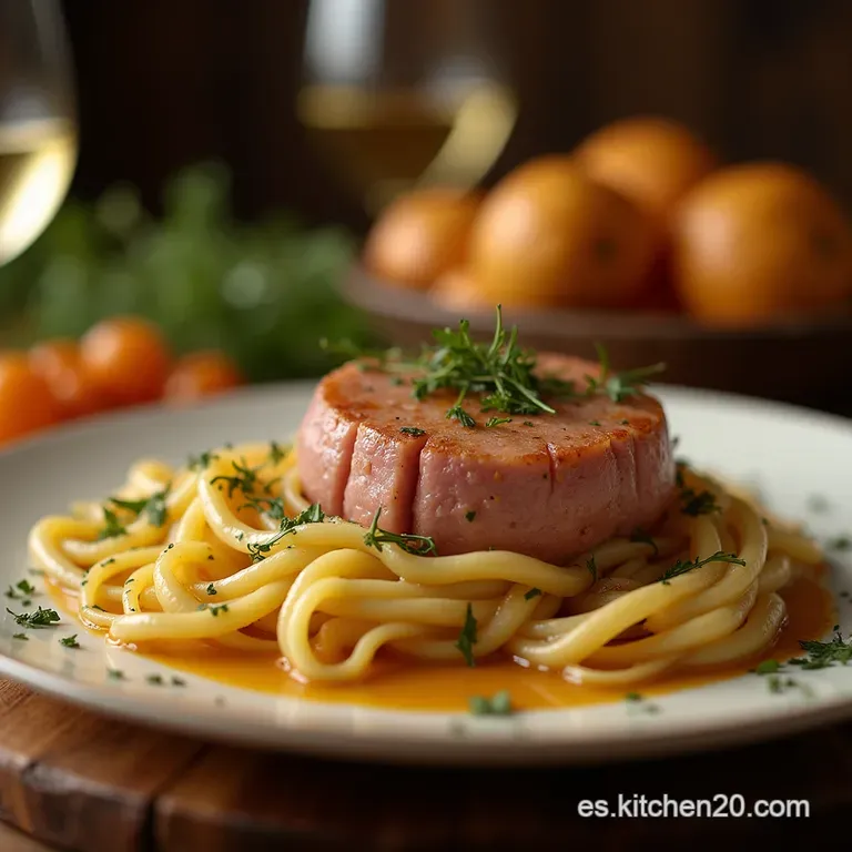 Solomillo De Cerdo a La Misi&oacute;n Marinada C&iacute;trica Con Toque Ahumado presentation