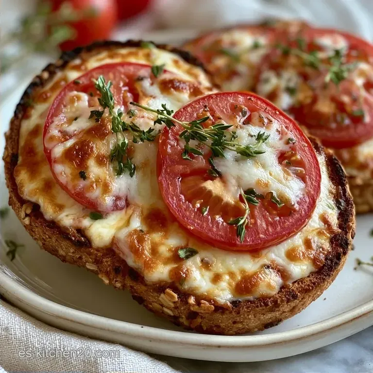 Mini Pizzas de Pan de Molde Saludables