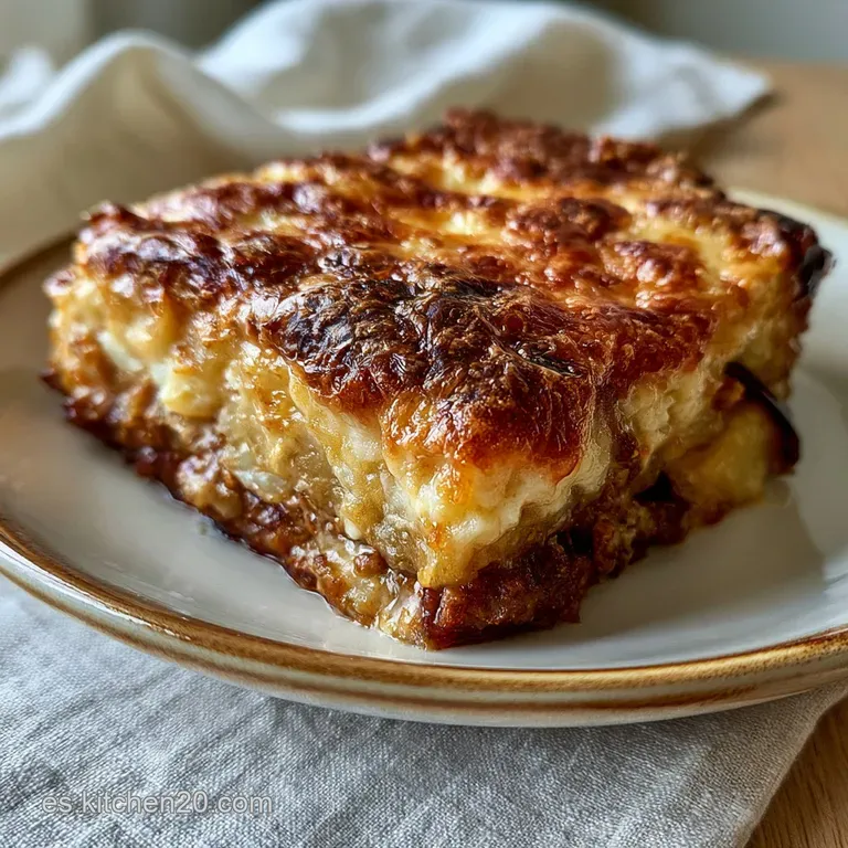 Moussaka Griega: Receta Original
