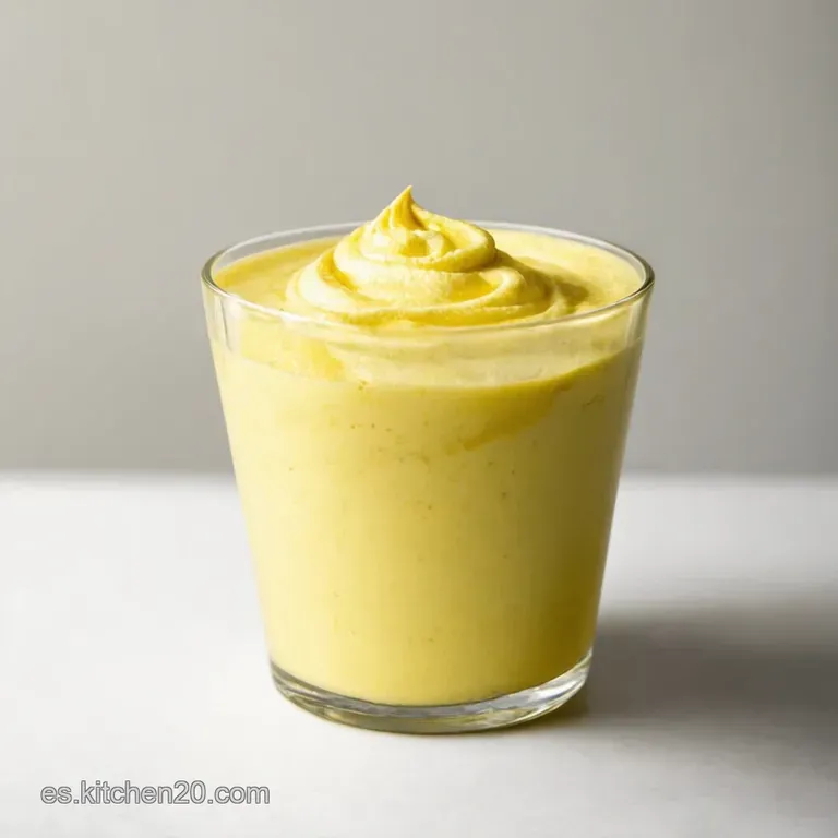 Mousse de Lim&oacute;n Cremosa Un Postre Refrescante en Minutos