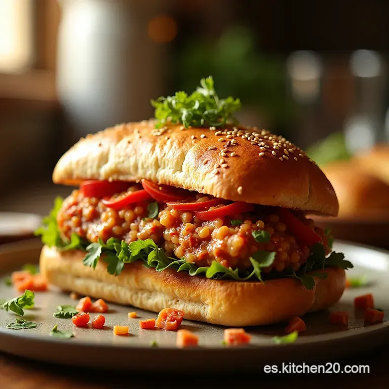 Muffuletta Horneada Estilo Nueva Orleans presentation