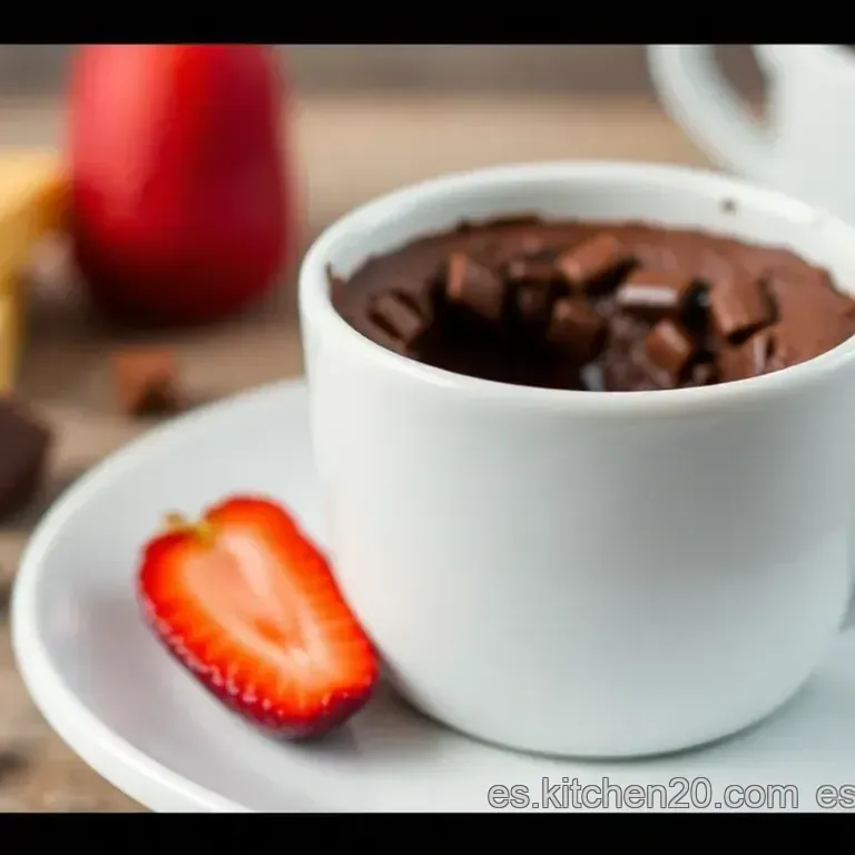 Mug Cake de Chocolate Express