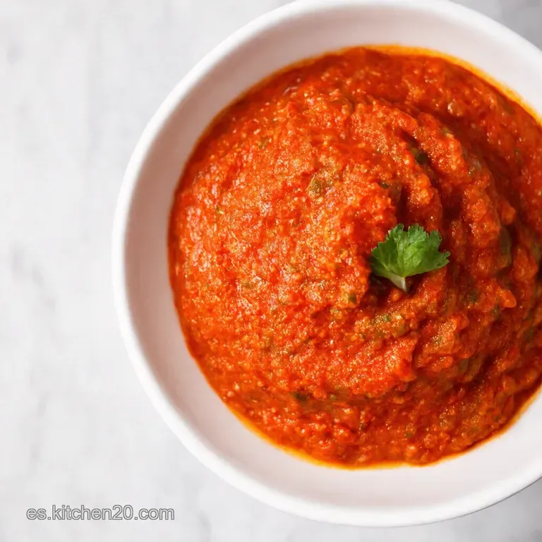 Muhammara Fiesta de Pimientos Rojos Asados y Nueces