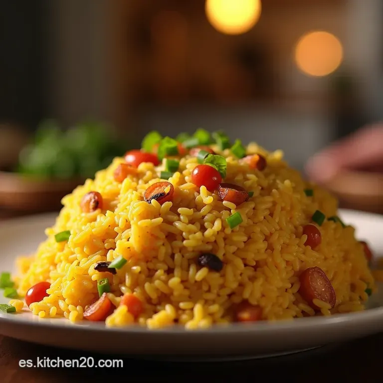 Nasi Goreng El Arroz Frito Indon&eacute;sio Que Sabe a Fiesta Listo En 30 Minutos presentation