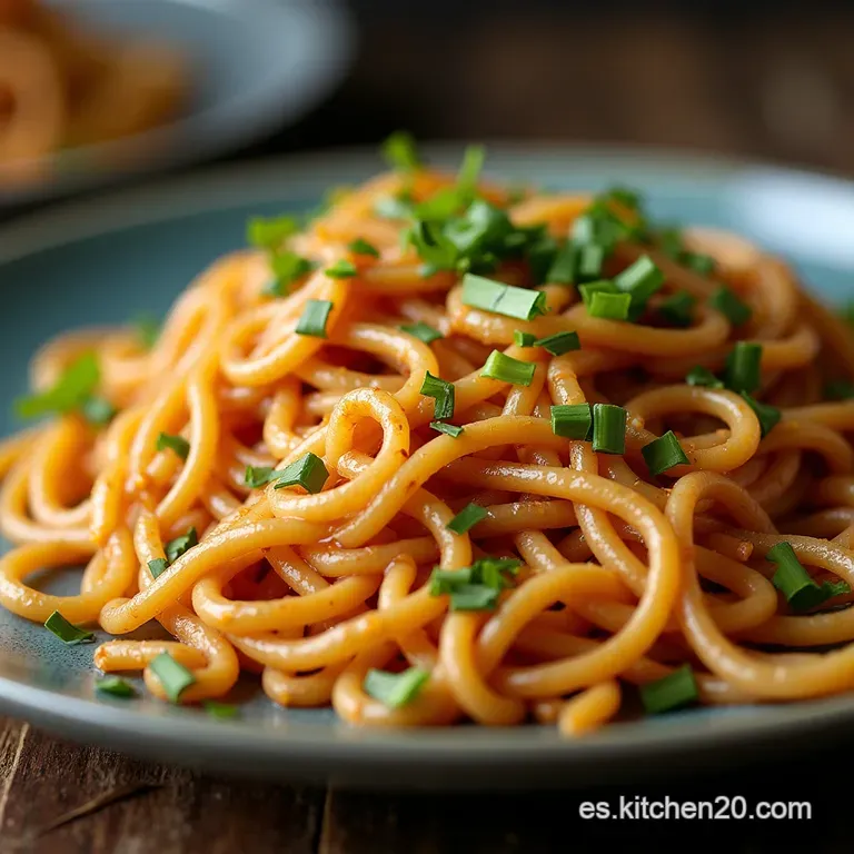 Pad Kee Mao Aut&eacute;ntico Fideos Borrachos con un Toque Ahumado y Picante