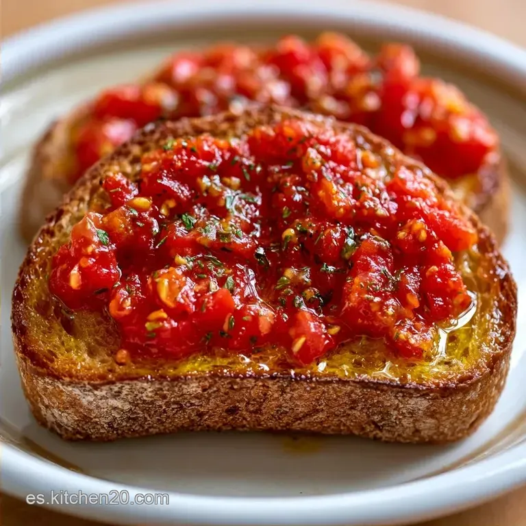 Pan Con Tomate: Receta Tradicional