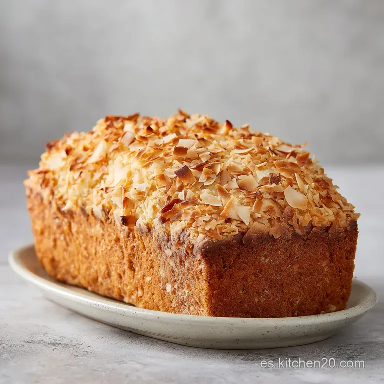 Pan de Coco Casero: Coraz&oacute;n Meloso y Dorado