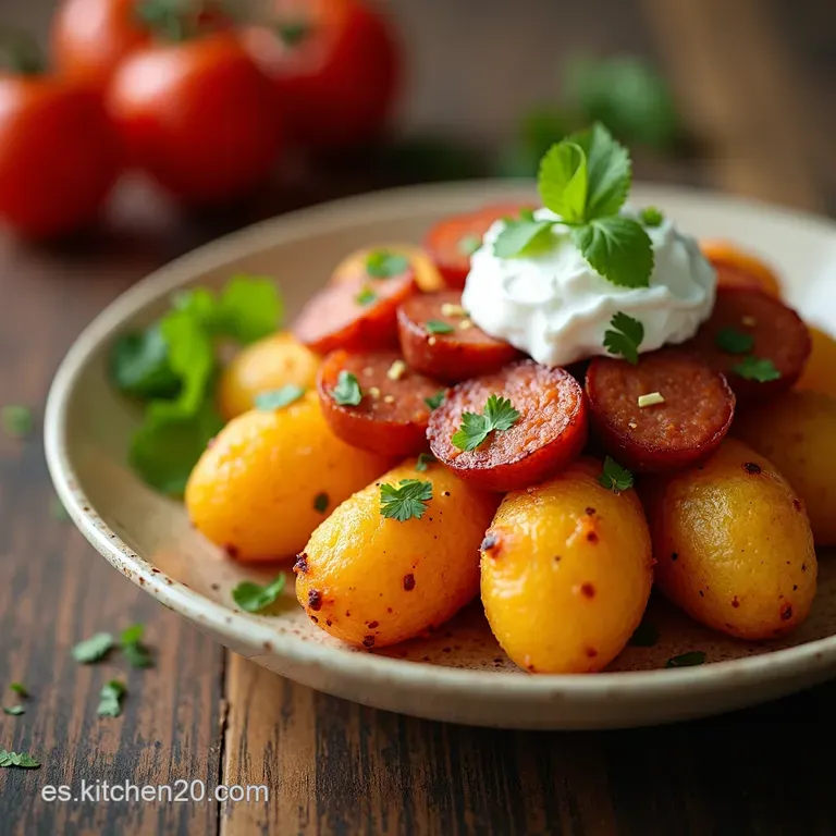 Papas con Chorizo Un Cl&aacute;sico Reconfortante