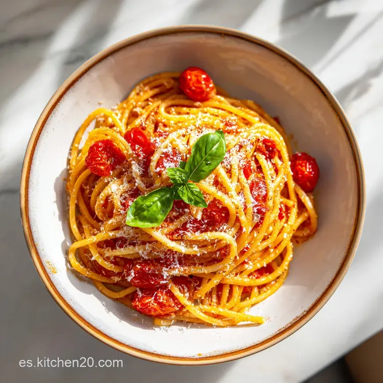 A generous portion of al dente pasta in a rustic bowl, glistening with sauce and topped with grated Pecorino Romano.