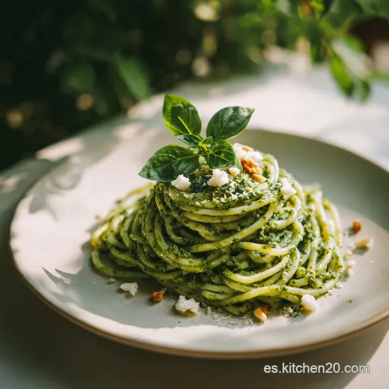 Pasta al Pesto di Basilico: El Secreto Esmeralda