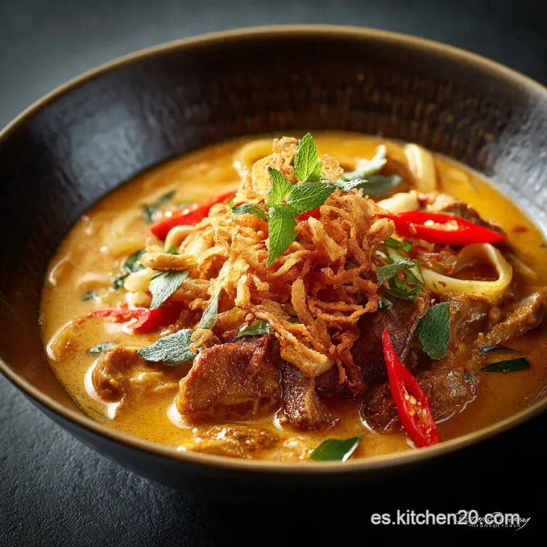 Pasta de Curry Massaman: La Base Arom&aacute;tica para el Curry M&aacute;s Reconfortante