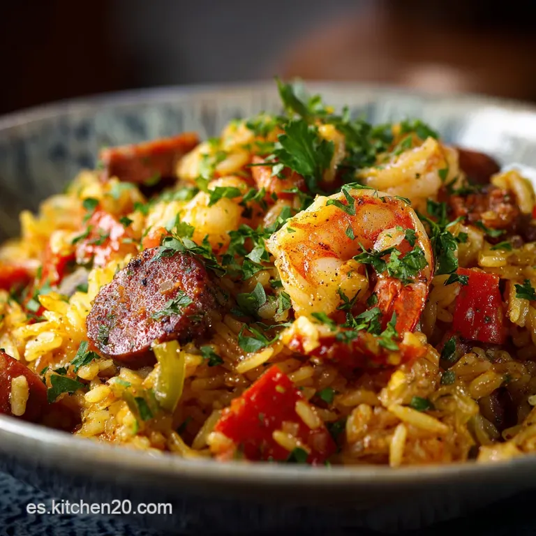 Pastalaya f&aacute;cil: Receta caj&uacute;n con pollo salchicha y el sabor de Louisiana