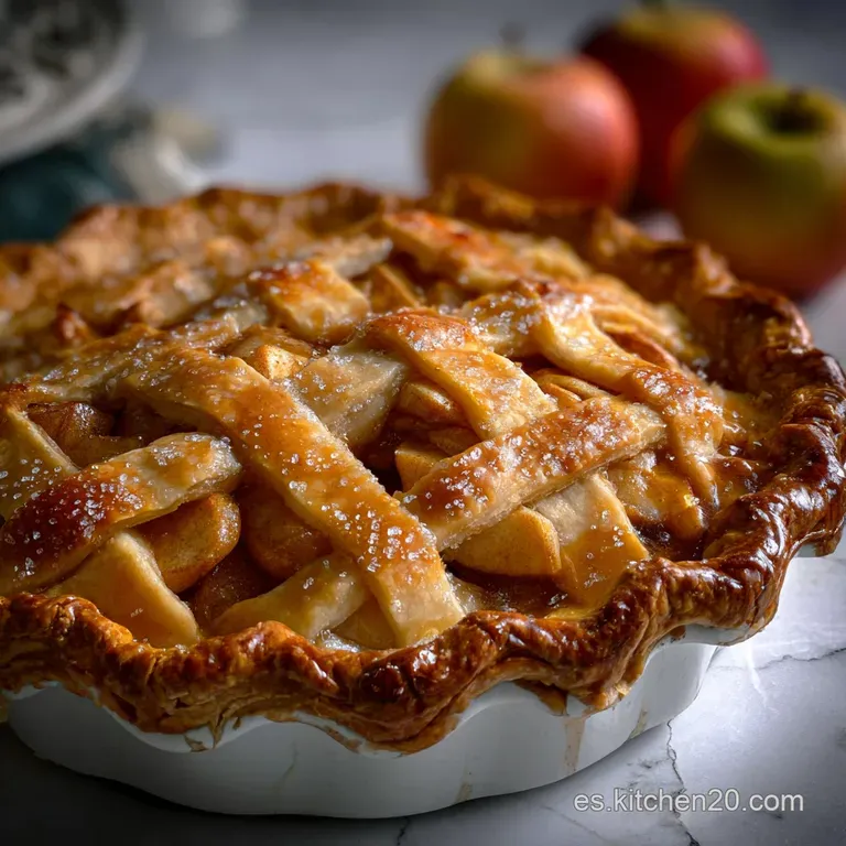 Pastel de Manzana Cl&aacute;sico con Canela