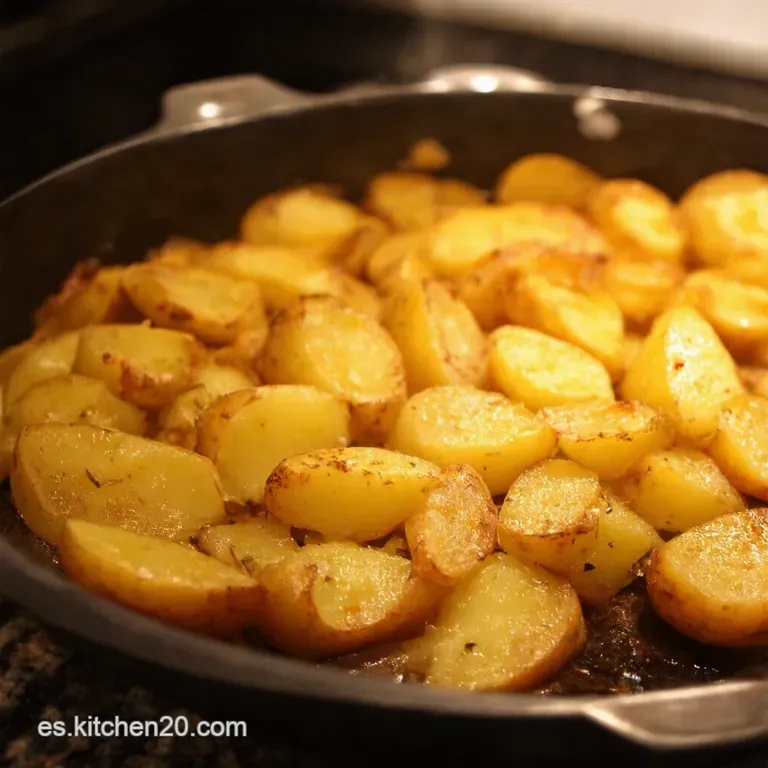 Patatas Al Horno Con Ajo Y Tomillo presentation
