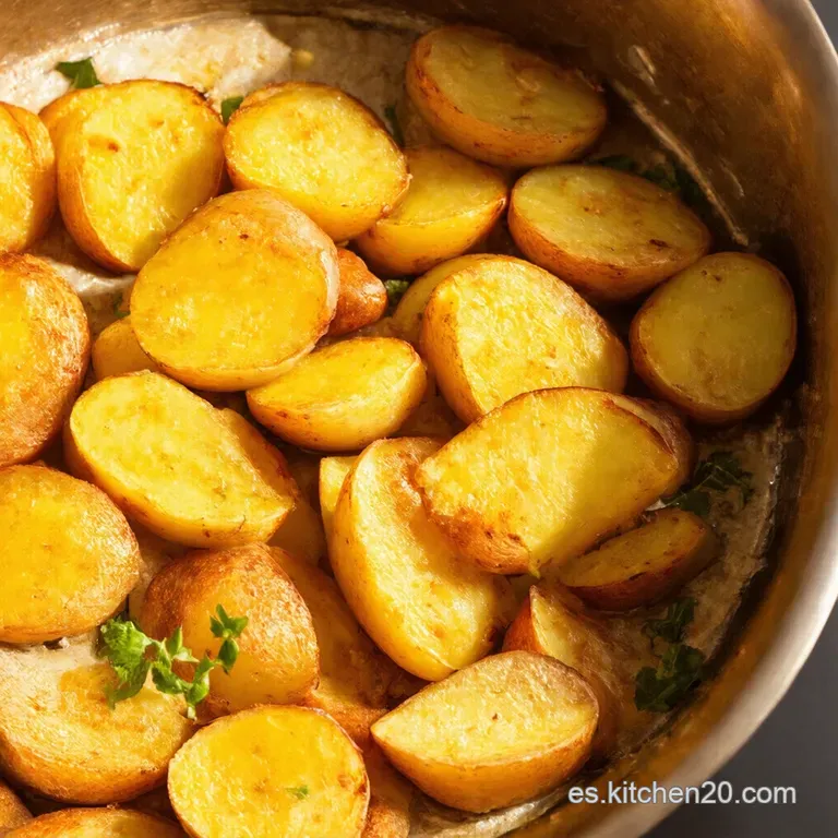 Patatas al Horno con Ajo y Tomillo