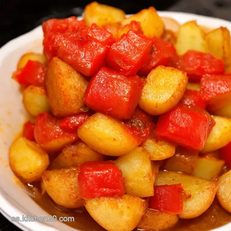 Patatas Bravas Airfryer Express presentation