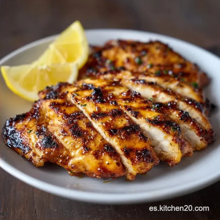 Pechuga De Pollo Asada: Jugosa y Tierna