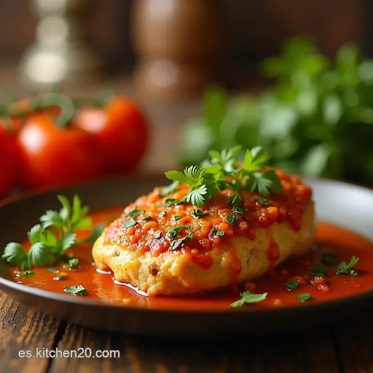 Pechuga De Pollo Cl&aacute;sico H&uacute;ngaro En Salsa Rica Szaftos Csirkemell presentation